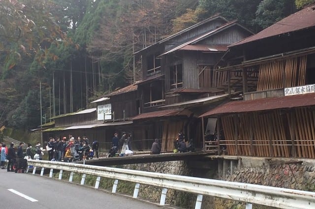 今回山口百恵さんも撮影に使われた、北山杉の風景