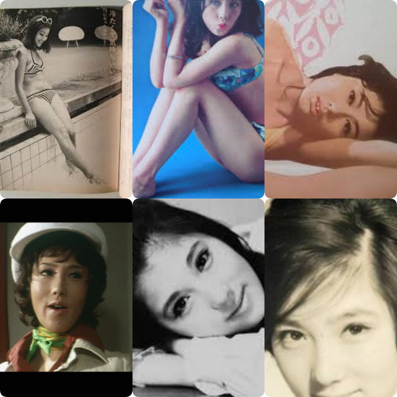 大原麗子の若い頃画像㉚1968年（21歳）