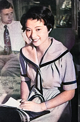 池内淳子女優1954年（21歳）