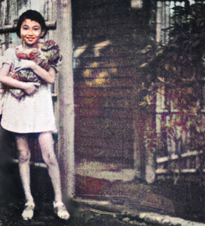 黒柳徹子の画像⑦はこんなに足が長くスタイルの良い子でした。