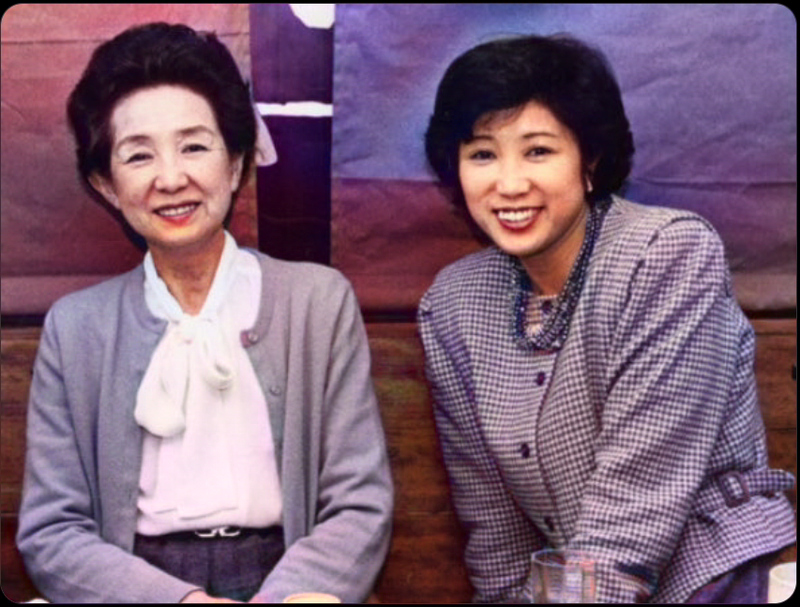 小池百合子の画像⑱、母親の小池恵美子さん2013年88歳（没）