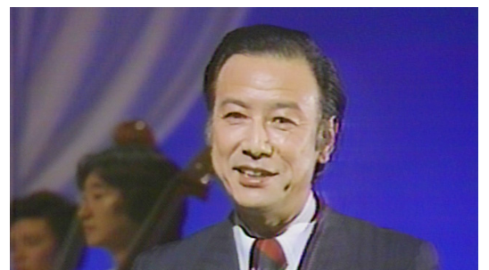 1977年から1984年まで、NHKの音楽番組『音楽の広場』に司会を担当したころの芥川也寸志