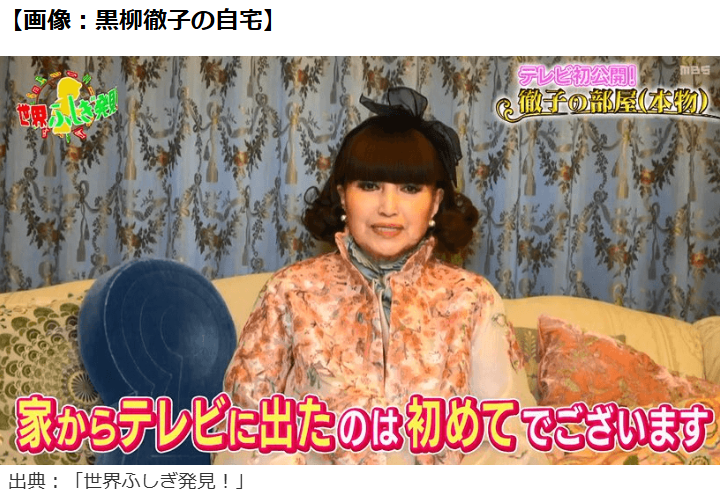 黒柳徹子2020年4月放送の番組「世界ふしぎ発見!」でのワンシーン。コロナ禍の影響で、黒柳徹子が自宅からリモート出演