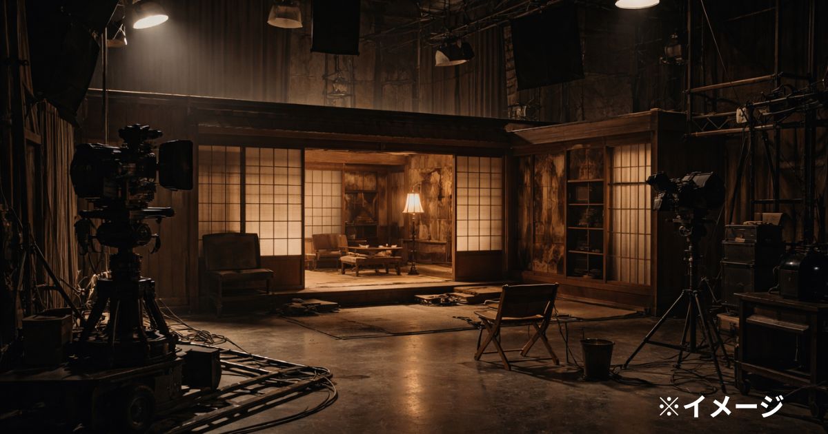 映画スタジオの静けさ