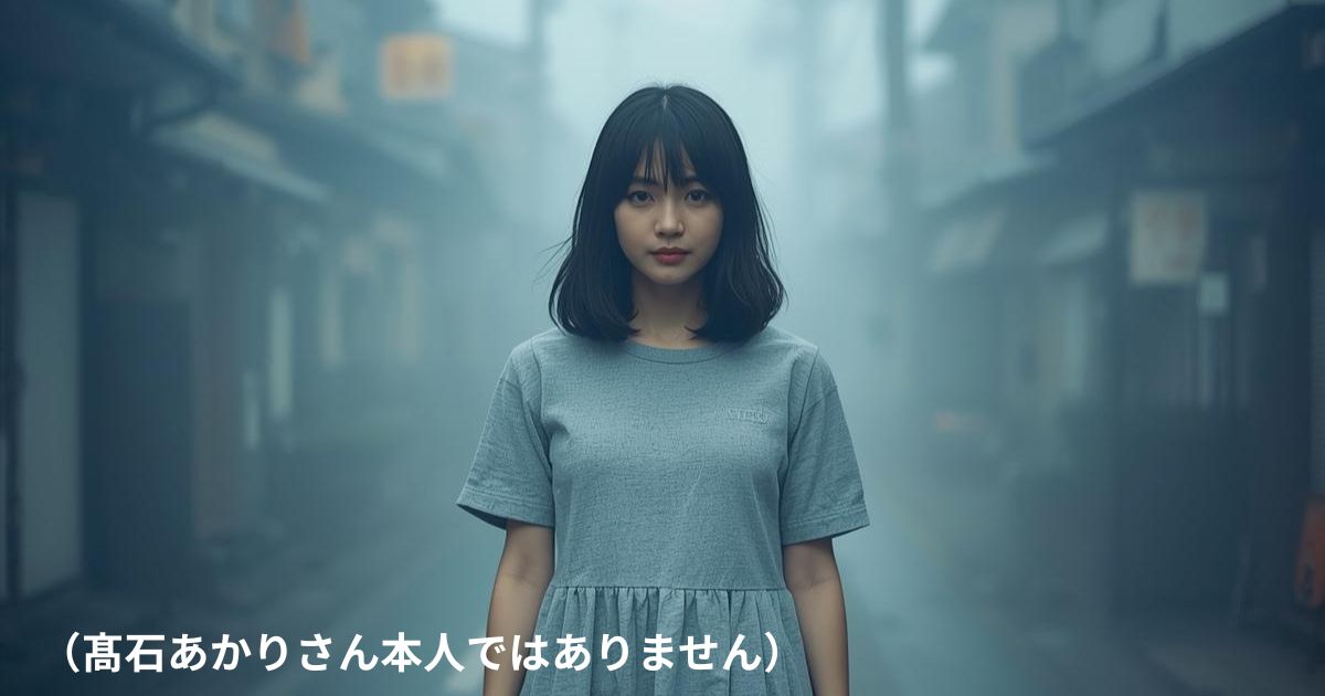 20代の日本人女性が前を向いて歩いているイメージ