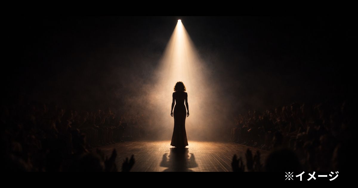 スポットライトと舞台