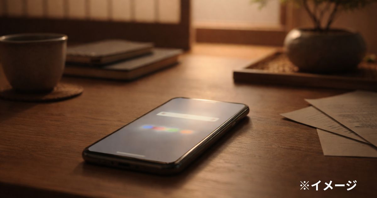 静寂の中のデジタルデバイス