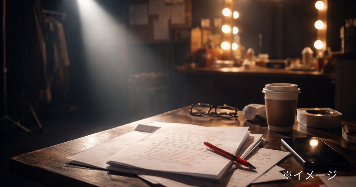 舞台裏のイメージ