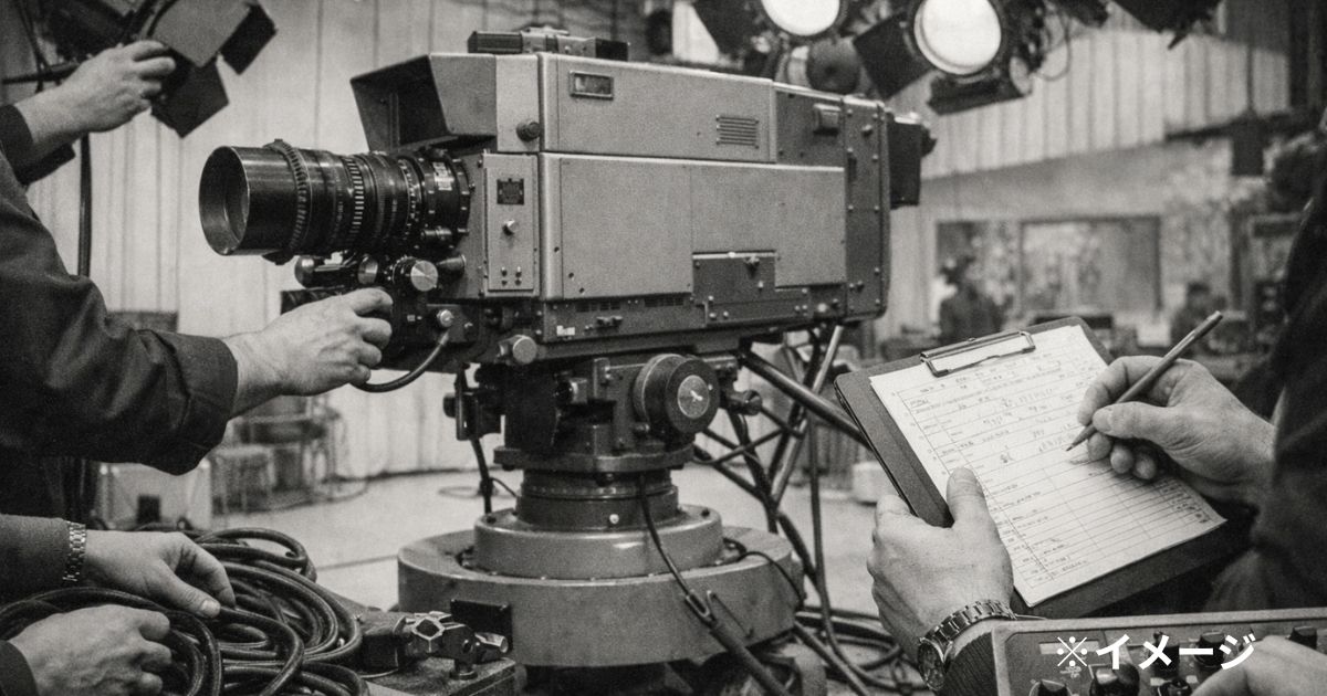 旧いテレビスタジオ