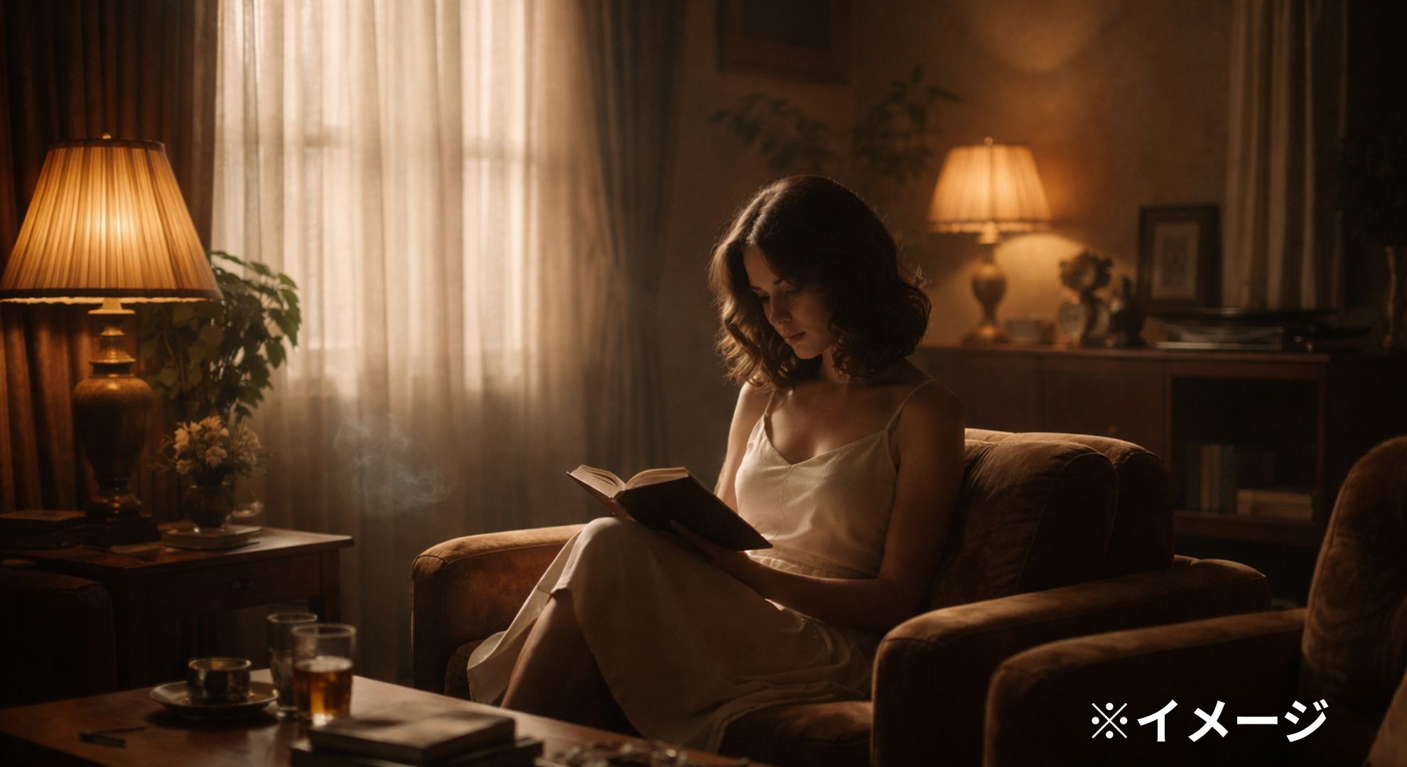 静かな午後の読書時間