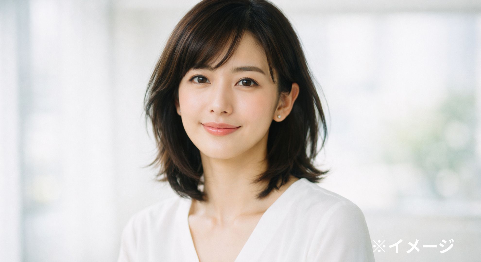 優雅な微笑みのポートレート