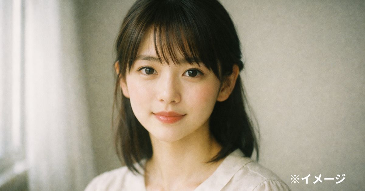 若い頃の“清純×可憐”が伝わるイメージ