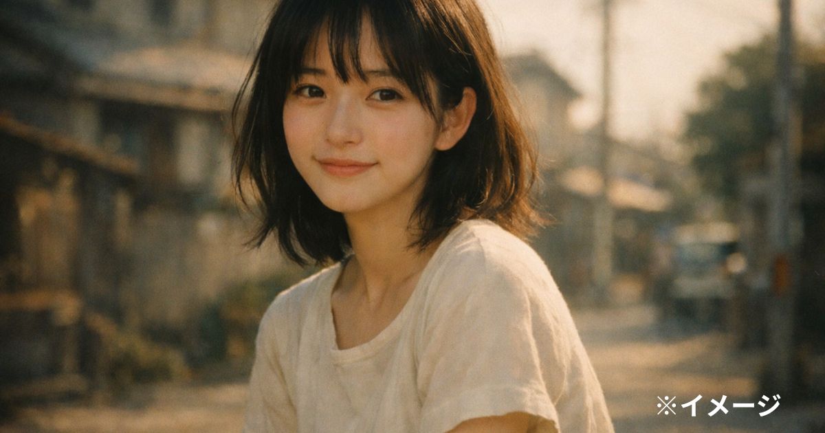 若いのに、視線に“落ち着き”があるタイプのイメージ