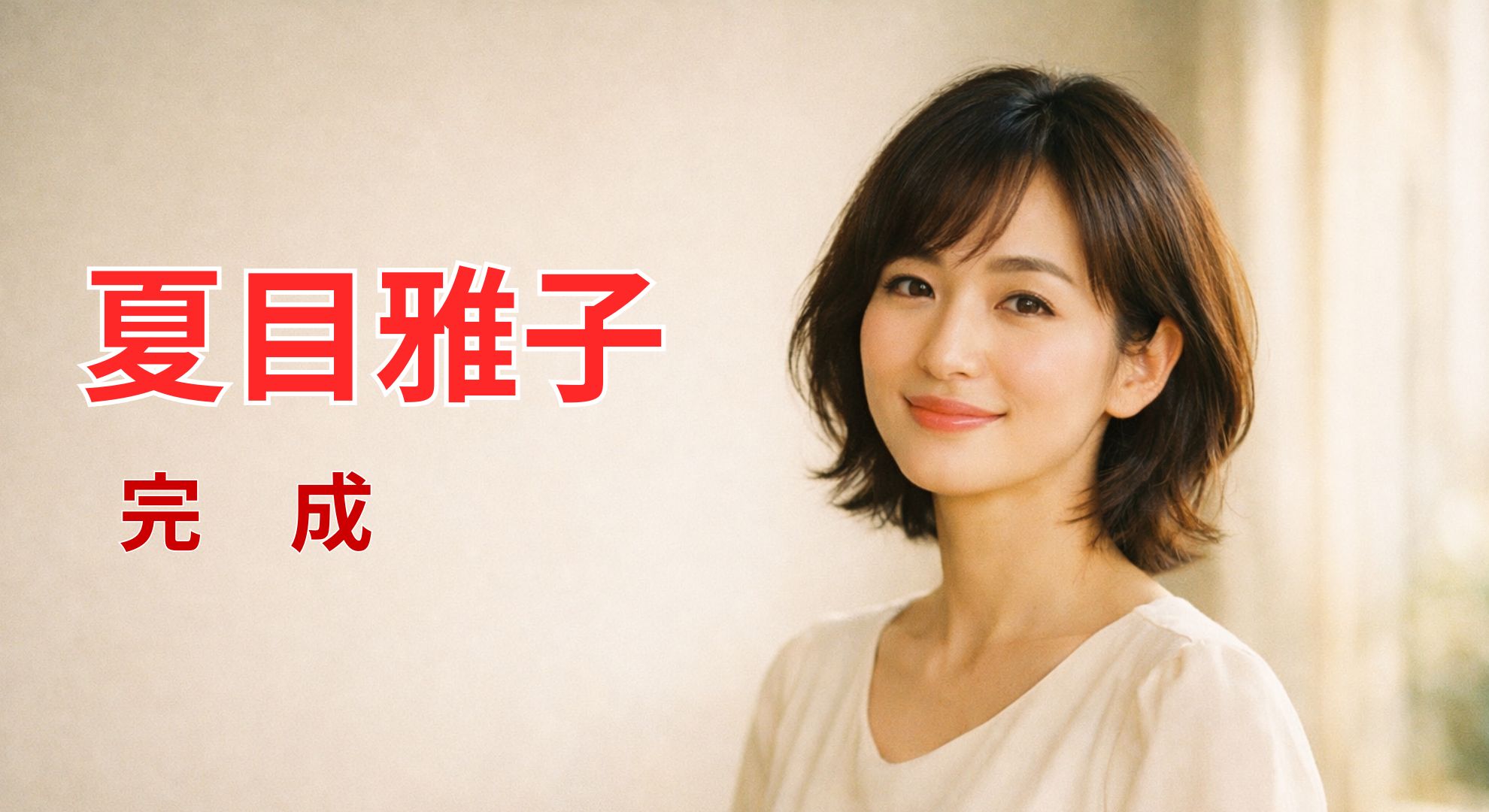 夏目雅子イメージ