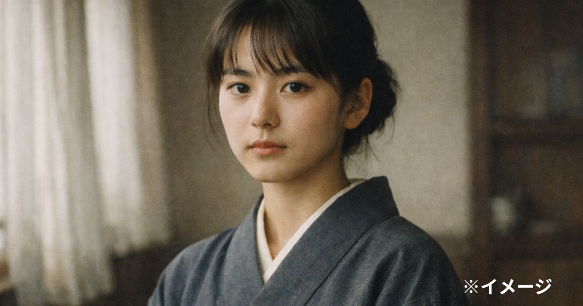 昭和時代の女性肖像写真（イメージ）