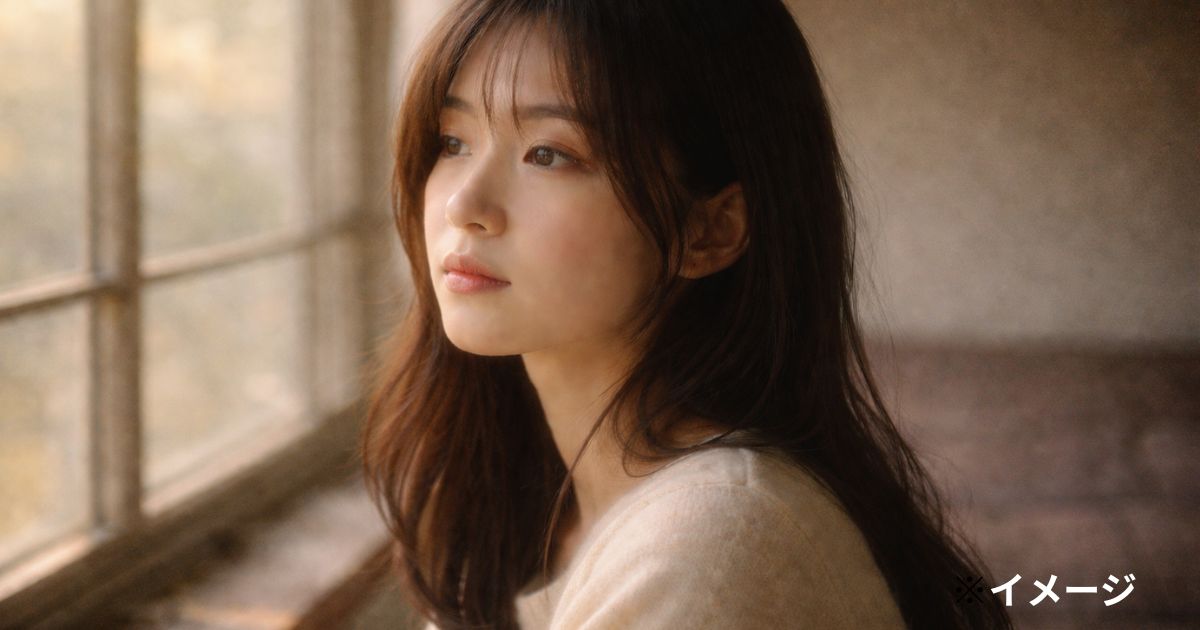 優しい女性の横顔