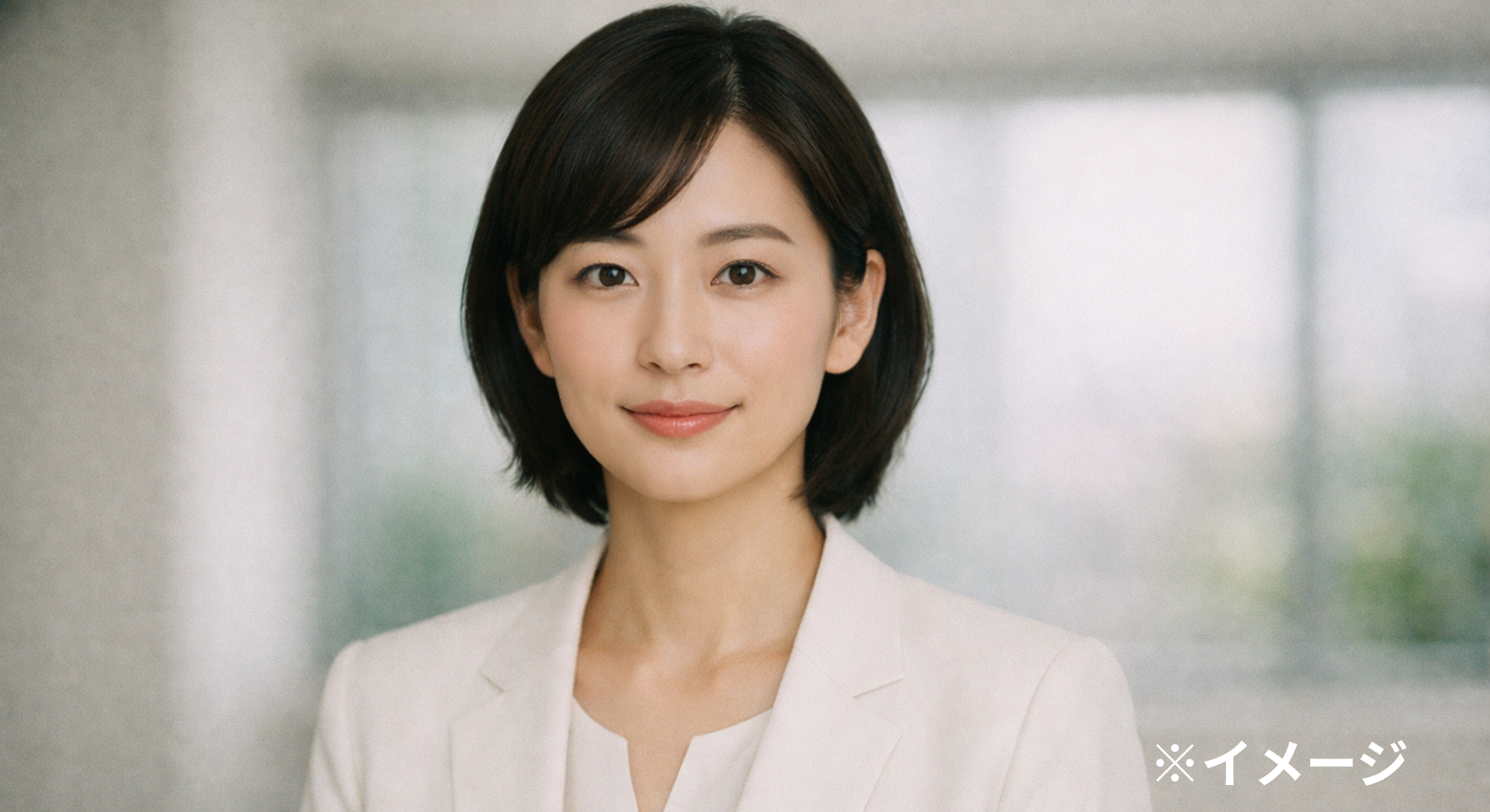 穏やかな微笑みの女性