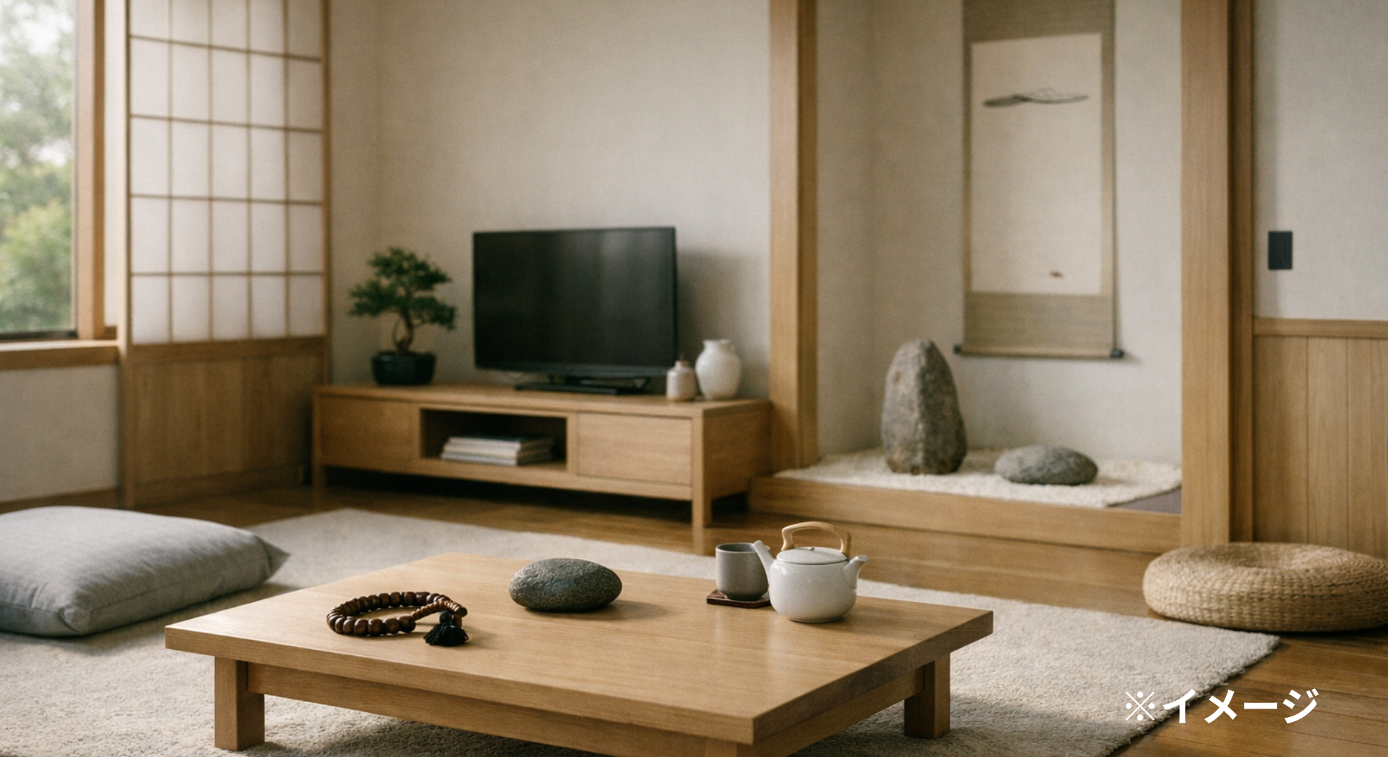 静かな緊張感のある空間（イメージ）