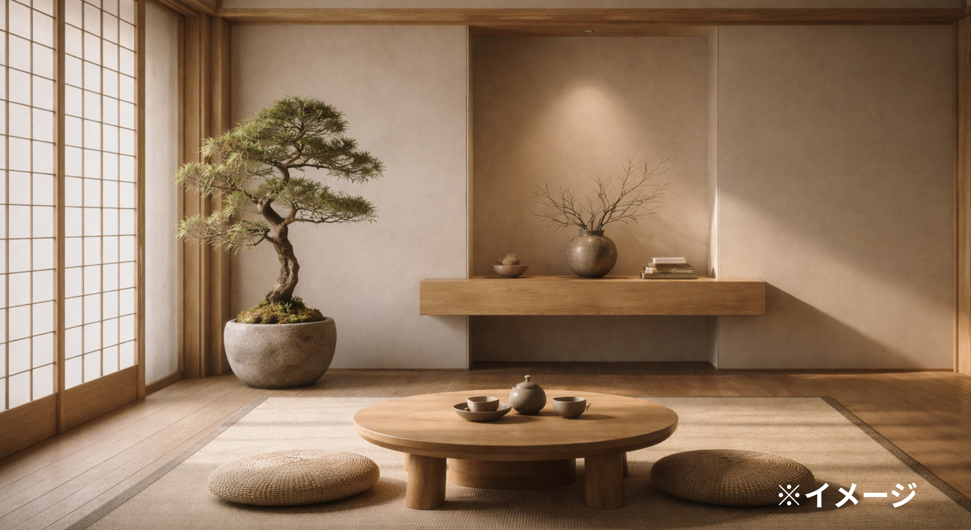 完成に見える静かな強さを象徴する空間（イメージ）