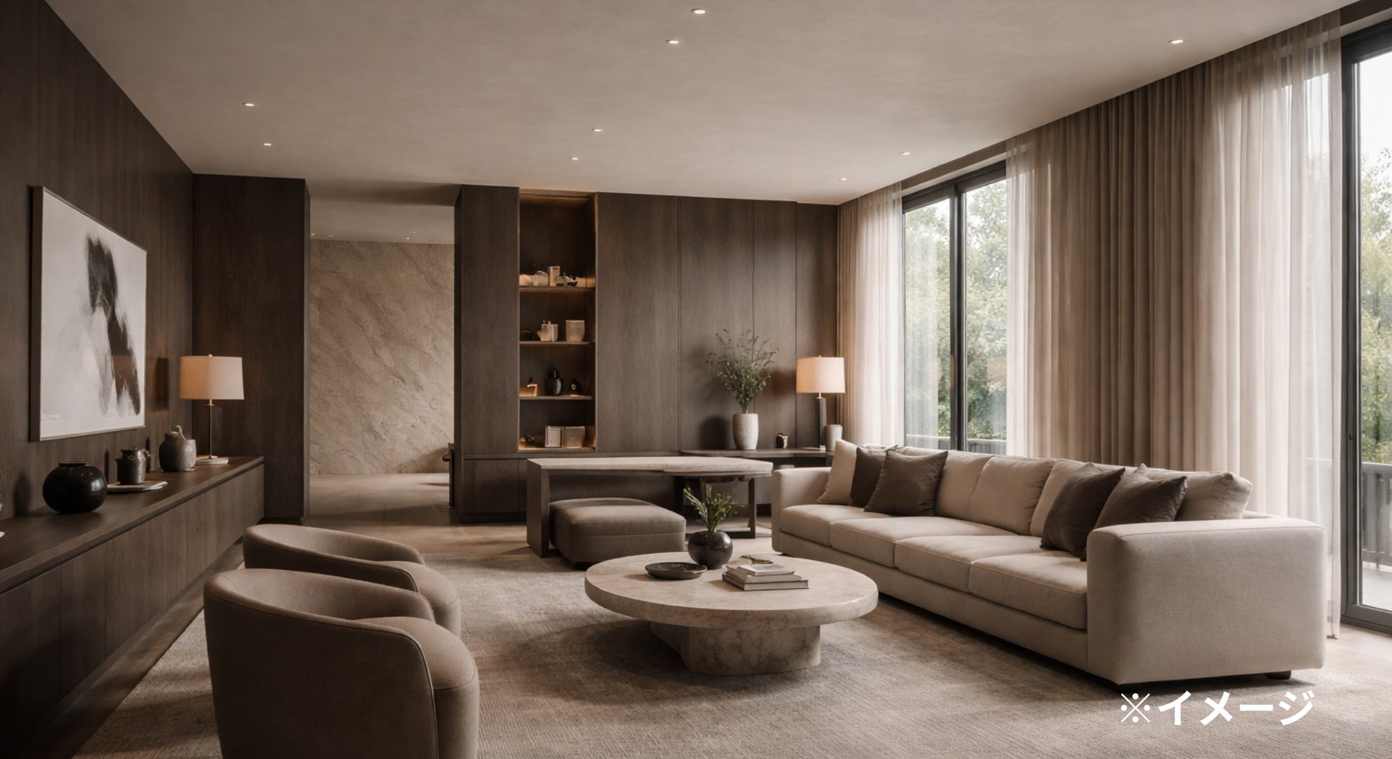 菜々緒 自宅をイメージしたモダンで上質な都会の部屋