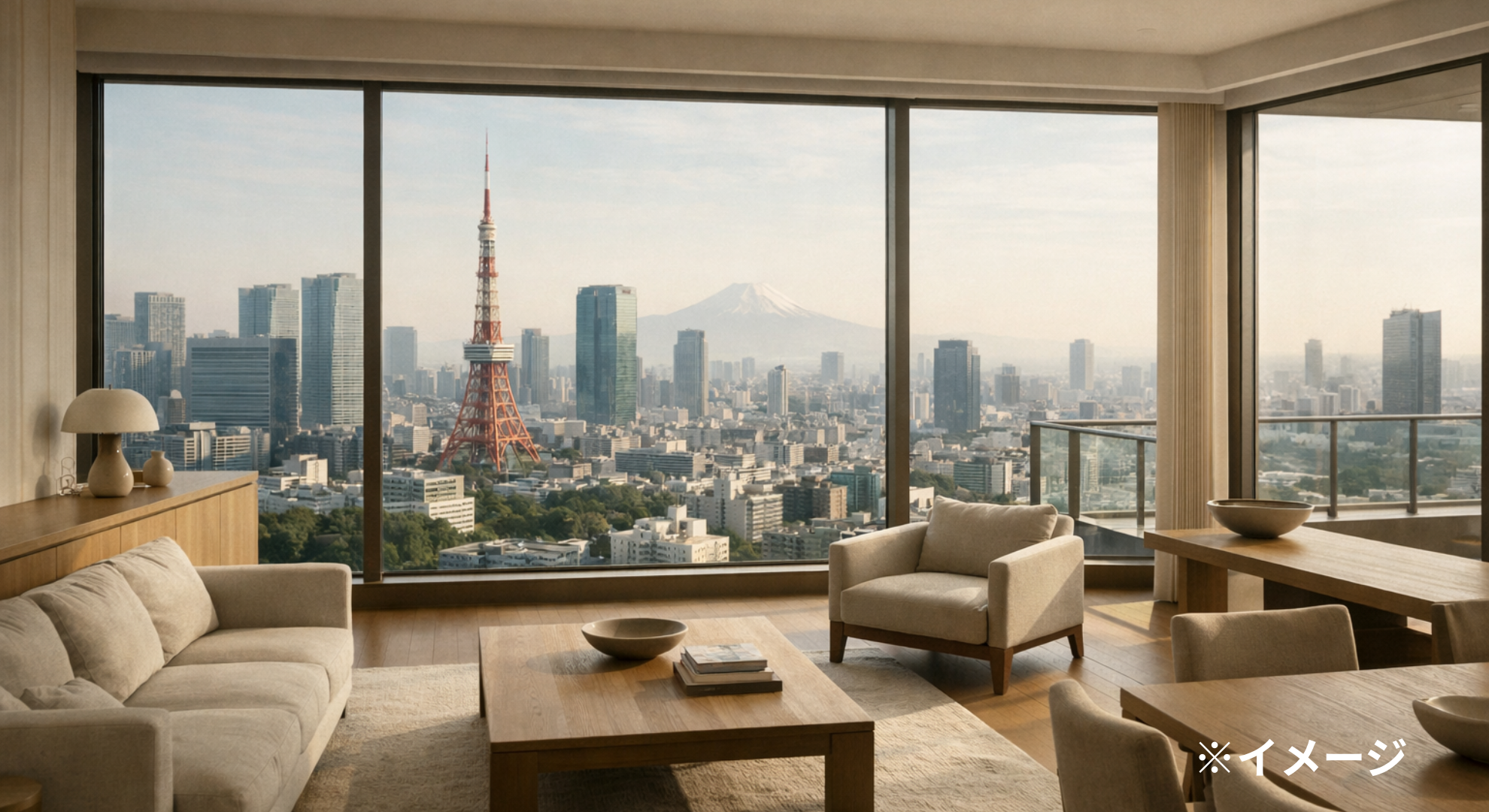 有村架純 純資産と都心不動産を想起させる高級レジデンス金融イメージ