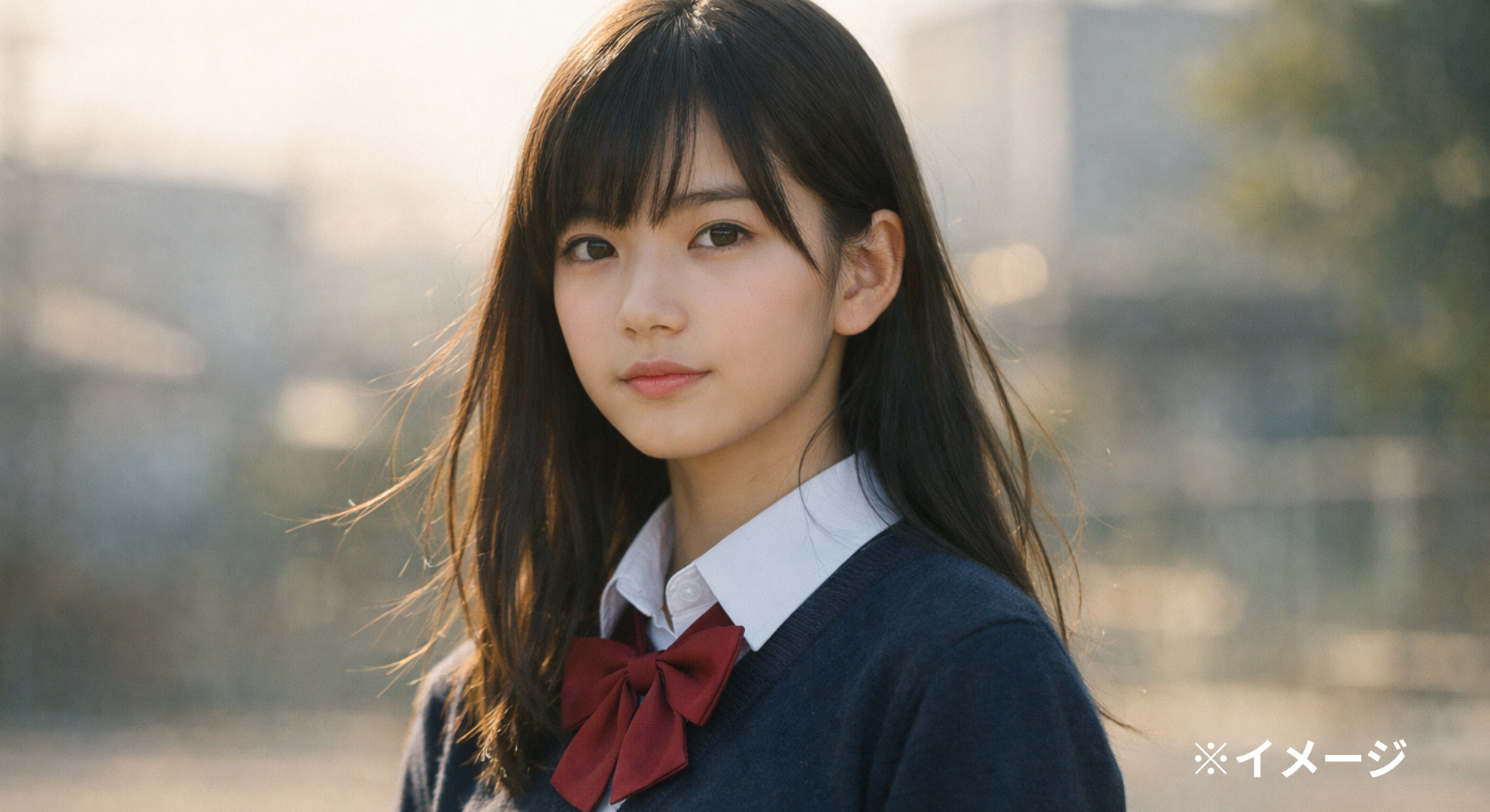 子役期の強さを連想させる、芯のある視線のイメージ