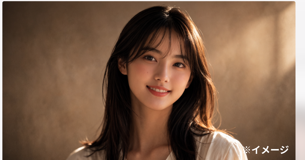 常盤貴子の若い頃を思わせる透明感のある90年代女優風イメージ