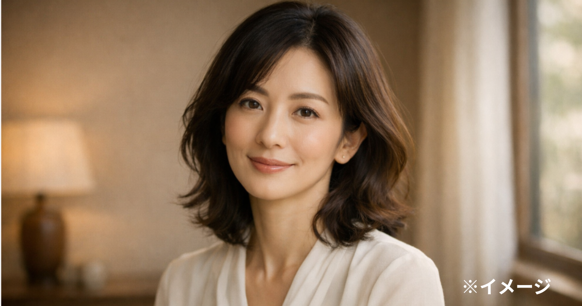 奥菜恵の現在の落ち着いた魅力をイメージした大人の女優風ポートレート