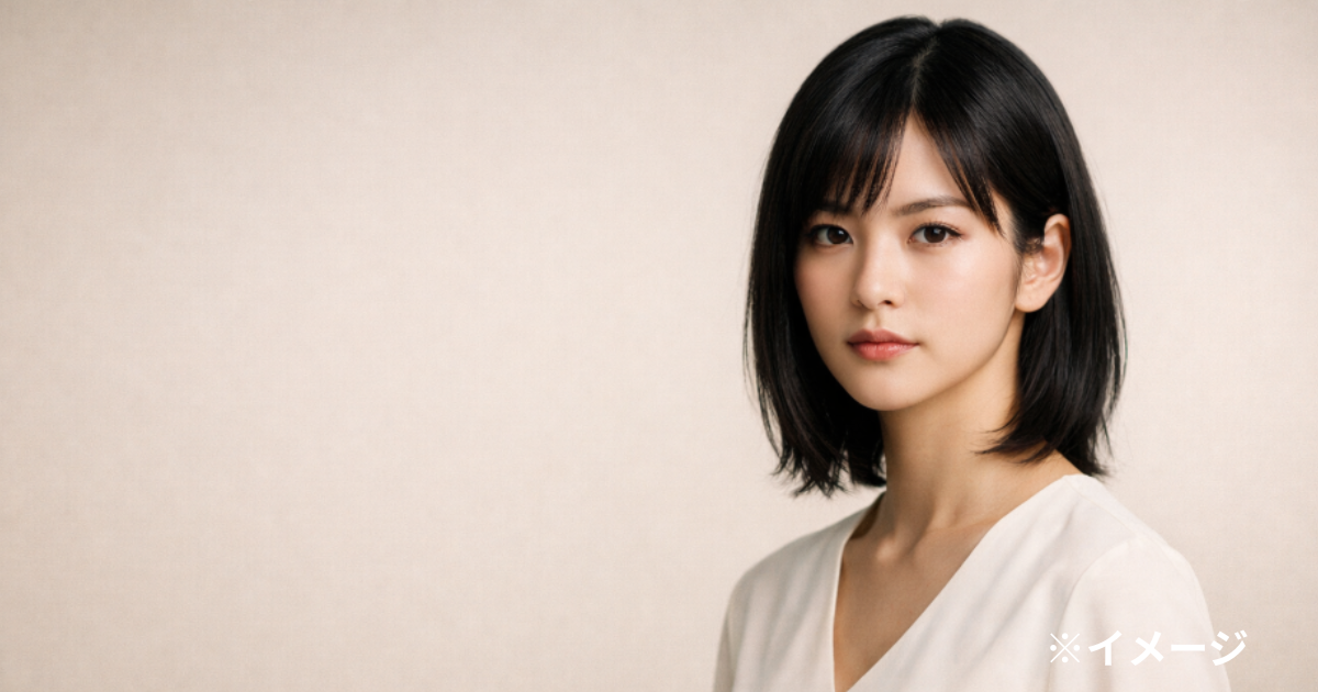 北川景子の若い頃をイメージした画像