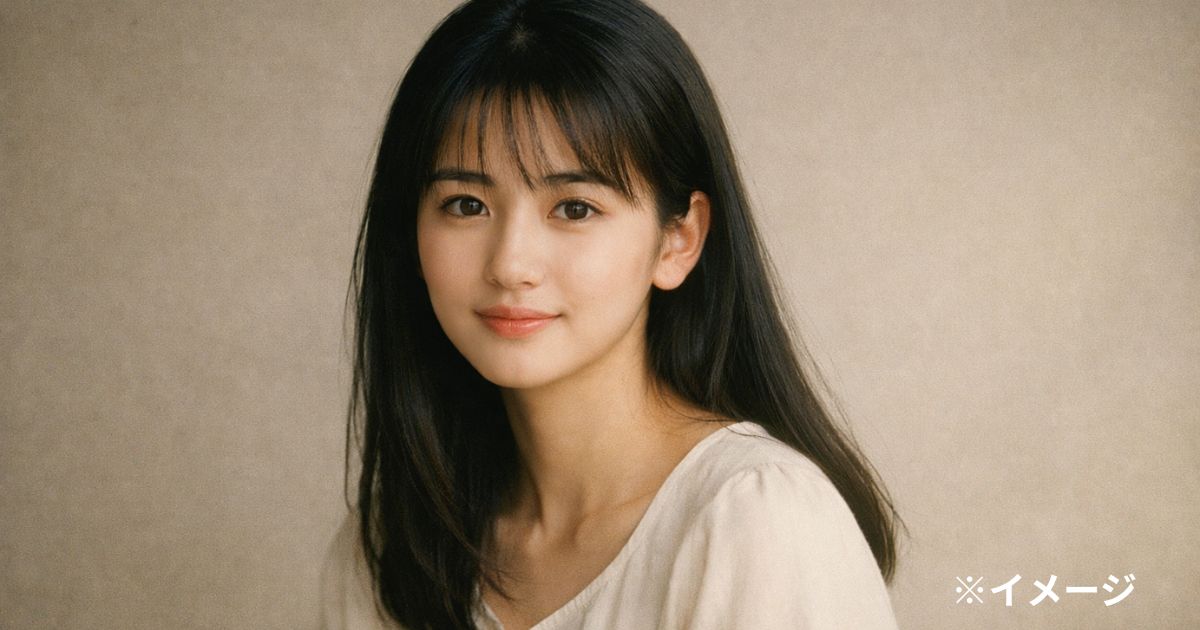 10代の安達祐実をイメージした透明感のある美少女ポートレート